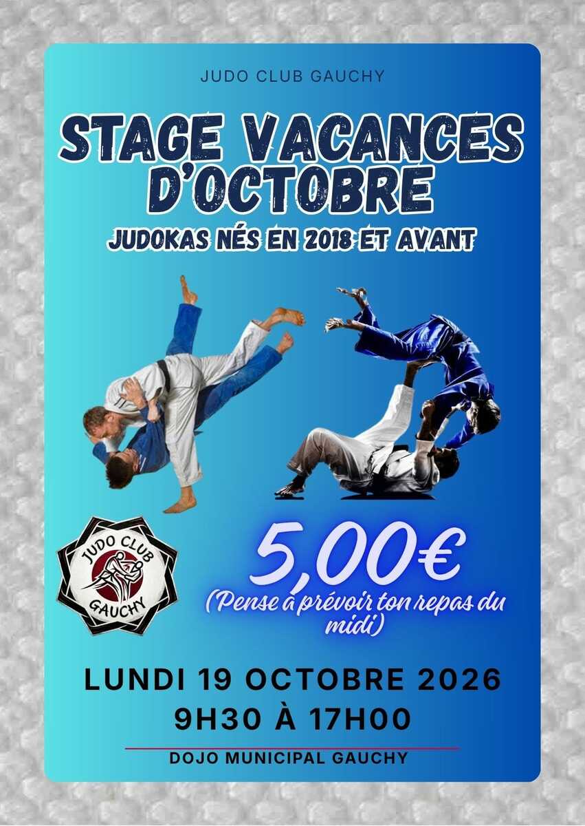 Stage vacances octobre =